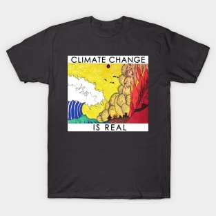 Climate Change is Real #3 T-Shirt